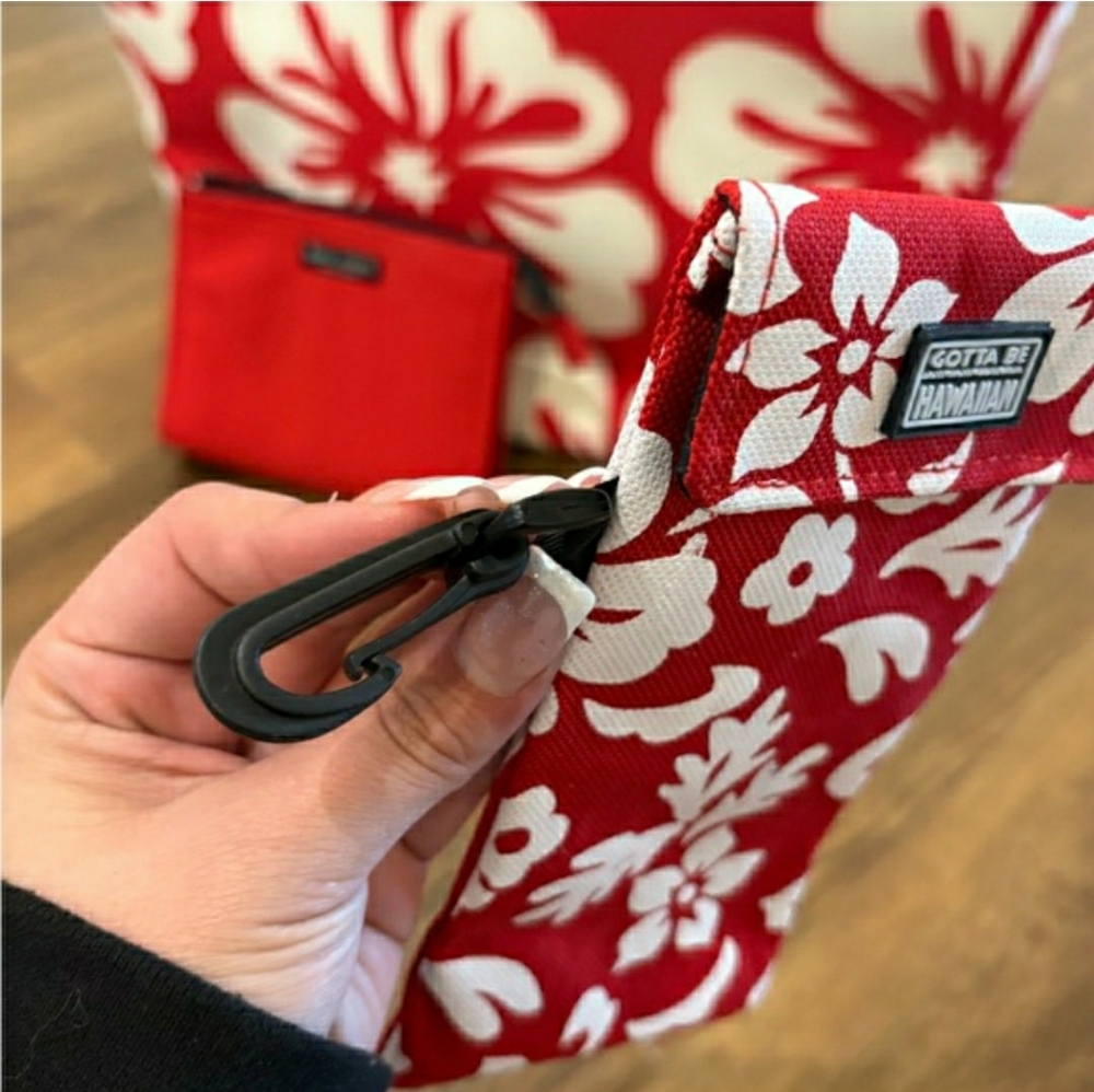 Kate Spade Red Floral Tote Bag - Picture 12 of 15